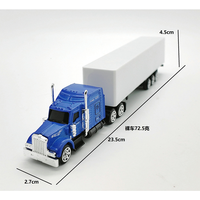 1/87 moulé sous pression modèle Semi camion remorque a Escala Kenworth W900 transporteur de voitures Long Hauler camion alliage cadeau promotionnel enfants voiture