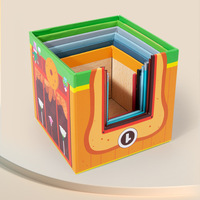 Blocs de construction en bois, jouet de scène urbaine compatible avec les rails de train en bois pour l'éducation précoce des enfants