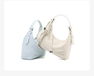 Fashion Ladies Vintage <b>Small</b> Size Genuine Leather Women Shoulder <b>Tote</b> <b>Bags</b> Custom Handbag Zip Summer Supplier Wholesale - Product Image 2