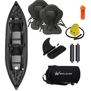 Kayak Inflable de PVC de Grado Militar TK-2 2024 para 2 Personas, Listo para Navegar, con Piso de Tecnología Drop Stitch, Remo, Asiento Trasero con Cojín - Product Image 1