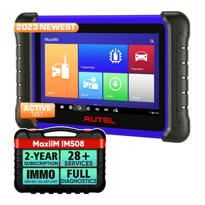 เครื่องโปรแกรมกุญแจรถยนต์ MaxiIM IM508 IMMO พร้อมเครื่องอ่านโค้ด 5V OBD2 สำหรับระบบต่างๆ ทุกประเภท - Product Image 1