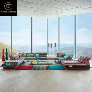 Canapé sectionnel en tissu multicolore personnalisable le mieux vendu Canapé de salon <span class=keywords><strong>Roche</strong></span> <span class=keywords><strong>Bobois</strong></span> Divano Mah Jong Canapé - Product Image 1