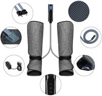Appareil de massage chaud pour les mollets et les pieds HEALTHPAl 510K Air sans fil avec contrôleur portable, 3 intensités, 2 modes