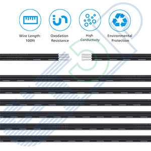<span class=keywords><strong>สาย</strong></span>ต่อไฟ RGB แบบ 3 ขา ขนาด 18AWG สำหรับ<span class=keywords><strong>ไฟ</strong></span> <span class=keywords><strong>LED</strong></span> แบบเส้น ความยาว 100 ฟุตต่อม้วน สำหรับใช้เชื่อมต่อ<span class=keywords><strong>ไฟ</strong></span>ภายนอกอาคาร - Product Image 2
