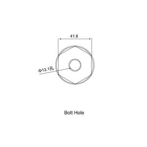 <span class=keywords><strong>5</strong></span>/6/8 Zoll Kunststoff-Joch bremse Medizinisches Bolzen loch Einzel rollen Stoß dämpfende Rollen <span class=keywords><strong>Nylon</strong></span>-Gummi rad Medizinische Rollen - Product Image 6
