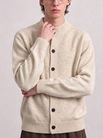 Cardigan épais et chaud pour homme 100 % laine respirant à boutons, manches longues, style veste, vente en gros