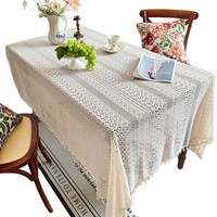 Style européen classique, écologique, sans plis, réutilisable, polyester, fabriqué en Chine, marque TaiGen, couleur unie, accents à pompons