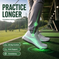 Vente directe usine : Semelles orthopédiques de sport pour le golf, avec soutien de la voûte plantaire, absorption des chocs et confort pour les pieds