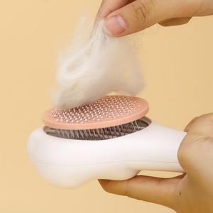 Peine para Mascotas con Agujas para Eliminar el Pelo Muerto, Masajeador, Eliminación de Pelo con un Clic, Peine para Mascotas con Diseño Lindo - Product Image 5