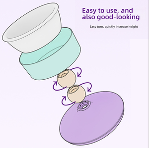 Bol pour chat de style coréen japonais, col haut, réglable, anti-renversement, bol créatif pour chat et <span class=keywords><strong>chien</strong></span> - Product Image 3