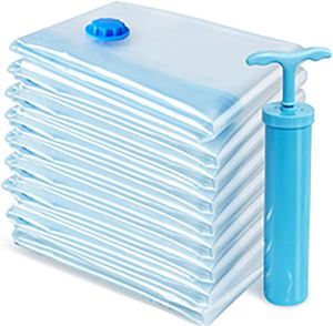 Double Tier PA+PE Material Waterproof <b>Vacuum</b> Storage <b>Bag</b> for Clothing Bedding Shoes-Household Organizer - Product Image 1
