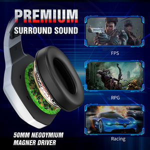 หูฟังเกมมิ่ง <span class=keywords><strong>ONIKUMA</strong></span> <span class=keywords><strong>K10</strong></span> สีขาว ขนาด 3.5 มม. คุณภาพเยี่ยม พร้อมเสียงเบสทรงพลัง - Product Image 4