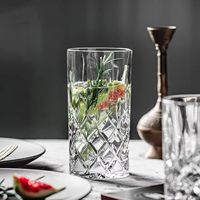 Lot de verres vintage à motif goutte de pluie en gros – Gobelets en verre gaufré pour eau, cocktail, whisky, jus – Logo personnalisé OEM