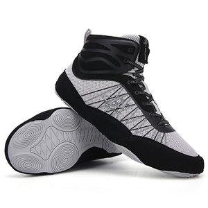 Botas de lucha de combate profesionales, calzado de lucha, OEM, superventas, venta al por mayor - Product Image 1