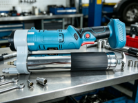 Pistolet à graisse électrique sans fil haute pression au lithium Ruitian (alliage d'acier et d'aluminium) Garantie de 12 mois pour les machines automobiles