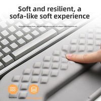 Support de clavier mécanique, repose-poignet pour ordinateur de bureau, repose-poignet en mousse à mémoire de forme, tapis de souris ergonomique en gros