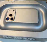 Film thermorétractable FONLYU A4 Or Argent pour enveloppe sous vide de téléphone, autocollant de protection intégrale pour iPhone 17 Pro Max