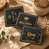 Cartes d'entretien pour bijoux personnalisées avec logo imprimé, finition mate, pliables, pour vendeurs e-commerce et boutiques