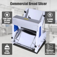 Équipement de découpe de pain et de toast OUTE pour table, avec lame en acier inoxydable, fonctionnement stable, pour boulangerie et atelier