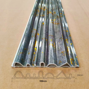 Panneau mural cannelé WPC moderne, design industriel pour hôtels et foyers, imperméable, concave-convexe, pour <span class=keywords><strong>mur</strong></span> de fond, bar, ignifuge - Product Image 4