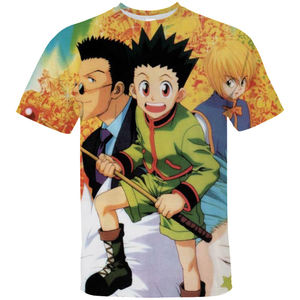 T-shirt pour homme, col rond, ajusté, doux, anime <span class=keywords><strong>manga</strong></span>, vêtements, t-shirt <span class=keywords><strong>X</strong></span> Hunter, t-shirt Killua Zoldyck - Product Image 6