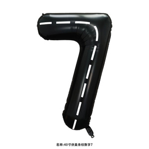 HT <b>Balloon</b> 40 Inch Black Number Aluminum Foil <b>Balloons</b> Birthday Party <b>Decoration</b> - Product Image 4