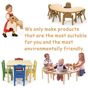 Meubles en bois pour la garde d'enfants EMA Montessori préscolaire Ensemble de table et de chaises pour enfants bon marché Mobilier préscolaire meilleur aménagement de salle de classe vente - Product Image 3