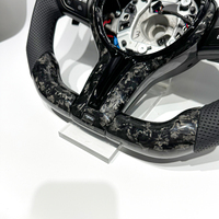 Volant en fibre de carbone forgée pour BMW Série M F80 F82 F10 F06 F12 F13 F15 F16 F20 F22 F30 F31 F32 F33 F36 E90 E92 E93