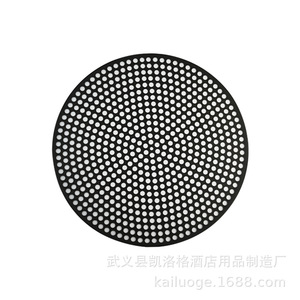 Round Aluminum Alloy Pizza Tray Black Anodized 6 7 9 12 13 15 Inch Baking Grilling Steamer Smooth Edge Easy Clean - Product Image 5