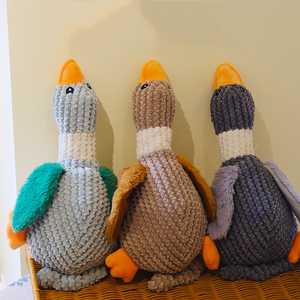 Giocattolo per Cani in Peluche a Forma di Anatra con Suono, Vendita all'Ingrosso - Product Image 1