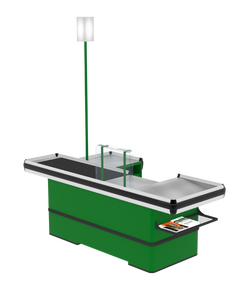 Mostrador de Caja de Acero de Alta Calidad para Tiendas Minoristas, Mostrador de Caja para Supermercados y Centros Comerciales - Product Image 1