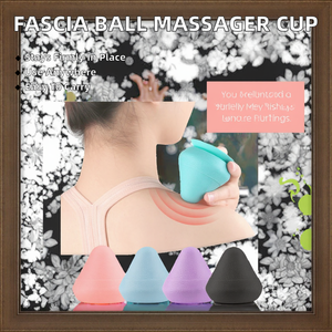 JIRUI New Solid Tapered Fascia Roller Back Massager with TPE Material and Suction Cup for Neck Shoulder Foot Massage - Product Image 2