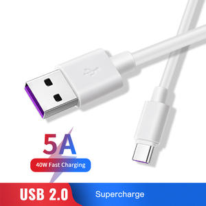 Câble de charge pour téléphone en cuivre blanc à 4 cœurs, 5A, type C, en gros, <span class=keywords><strong>pas</strong></span> <span class=keywords><strong>cher</strong></span> - Product Image 2