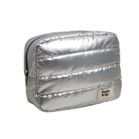 Nouvelle conception de trousse de toilette matelassée en forme de nuage, imperméable, pour le rangement des cosmétiques, idéale pour les voyages