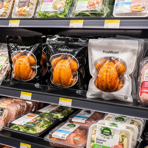 ถุงบรรจุภัณฑ์พลาสติกสำหรับไก่อบ1กก. 2กก. มีซิปใช้ไมโครเวฟขนาดกำหนดเองได้ - Product Image 1