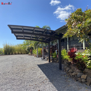 كاربورتس الألومنيوم المزدوج مرآب بولي كربونات شعبية في أوروبا - Product Image 2