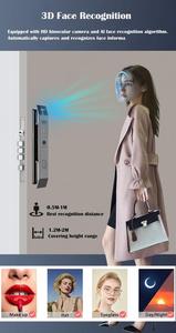 Giá cả cạnh tranh Nhà Kỹ Thuật số an toàn thông minh khóa cửa khuôn mặt nhận dạng vân tay thông minh khóa máy ảnh mã thẻ khóa điện tử - Product Image 3