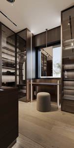 YK ตู้เสื้อผ้าบานเลื่อนติดประตูกระจกสีขาว MDF สำหรับเด็กผู้หญิงสำหรับห้องนอน - Product Image 2