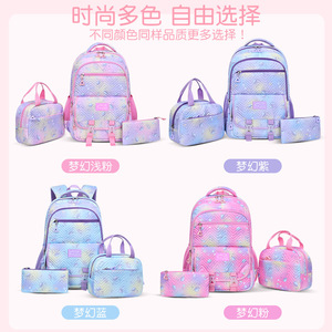 Customizable Large-Capacity 20-36L Girls Primary <b>School</b> <b>Backpack</b> Spine Protection Waterproof Nylon Zipper Closure Fashion - Product Image 3