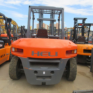 7 Tons Used HELI Forklift Fd70 7t Diesel <b>Engine</b> Single Stage Mast 1350x160x100 Chinese Forklift - Product Image 5