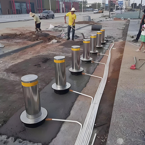 Barriera di parcheggio idraulica automatica dissuasore barriera di traffico cancello telecomando dissuasore retrattile - Product Image 1