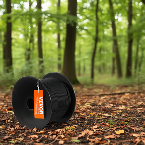 <b>Braided</b> Nylon <b>Cord</b> 3/16 Inch 250 Feet 32 Strand Black Rope for Outdoor Tree Work - Product Image 2