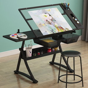 Nouvelle table de <span class=keywords><strong>dessin</strong></span> en verre tendance pour l'école, la salle de classe des artistes, le bureau de <span class=keywords><strong>dessin</strong></span> - Product Image 5