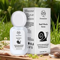 Kit de Soins Visage Réparateur et Hydratant à la Mucine d'Escargot Fermentée : Nettoyant, Tonique, Sérum et Crème Apaisante