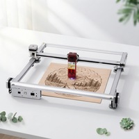 Graveur et découpeur laser à diode Aufero AL2 5,5W, zone de travail 390*390mm, vitesse élevée 10200mm/min, refroidissement par air, pour bois, contreplaqué, IA