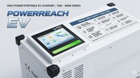 SHUOLEX Cargador Rápido de CC Móvil Flexible de 30kW 40kW con Conector CCS2 Único, Estación de Carga EVSE Comercial para Estacionamientos
