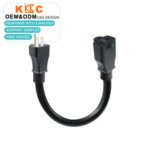 Adaptateur NEMA 515P IP11 SJTW 20A, prise nominale vers prises multiples 5-20R/6-15R/6-20R pour usage industriel
