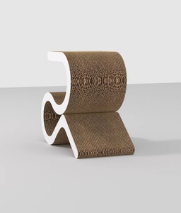 Cuccia per Gatti Moderna Minimalista all'Ingrosso, Tiragraffi a R-Curve in Cartone Ondulato, Letto per Gatti <span class=keywords><strong>di</strong></span> Design, Mobili per Animali Domestici per Gatti <span class=keywords><strong>di</strong></span> Taglia Grande, MOQ Basso - Product Image 3