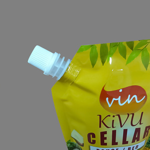 ถุงบรรจุเครื่องดื่มแบบพกพาขนาด350มล. เป็นมิตรกับสิ่งแวดล้อมถุงใส่ไวน์ผลไม้พร้อมพวยกันรั่วสำหรับบรรจุไวน์เกรดอาหารกำหนดเองได้ - Product Image 2