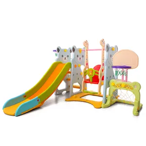 Chất Lượng Cao Trong Nhà Kids Nhựa <span class=keywords><strong>Slide</strong></span> Và Swing Set Cho Gia Đình Sử Dụng - Product Image 1